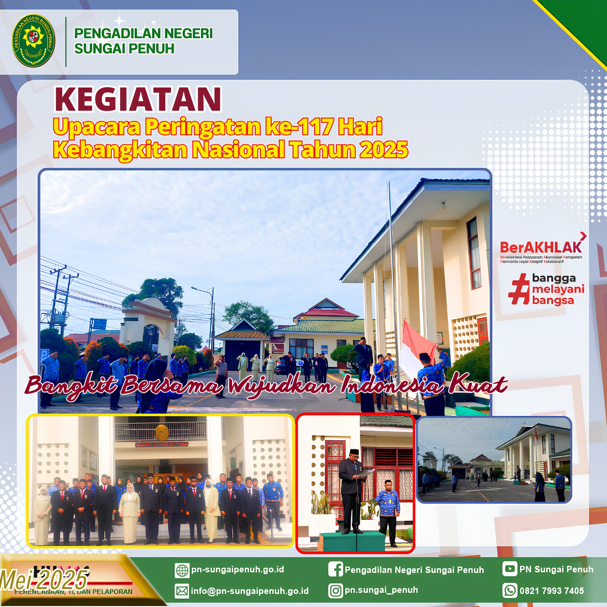  Upacara Peringatan ke-117 Hari Kebangkitan Nasional